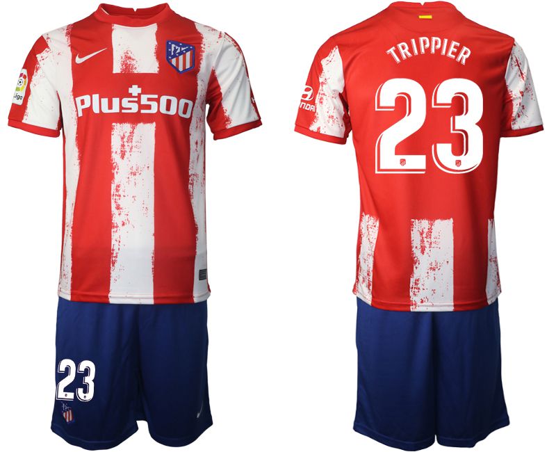Men 2021-2022 Club Atletico Madrid home red #23 Nike Soccer Jersey